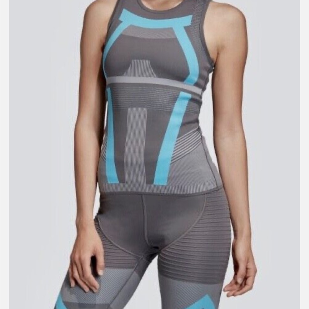 Adidas x Stella McCartney Prime Knit Set. Leggings Size XS, Tank Top Size S